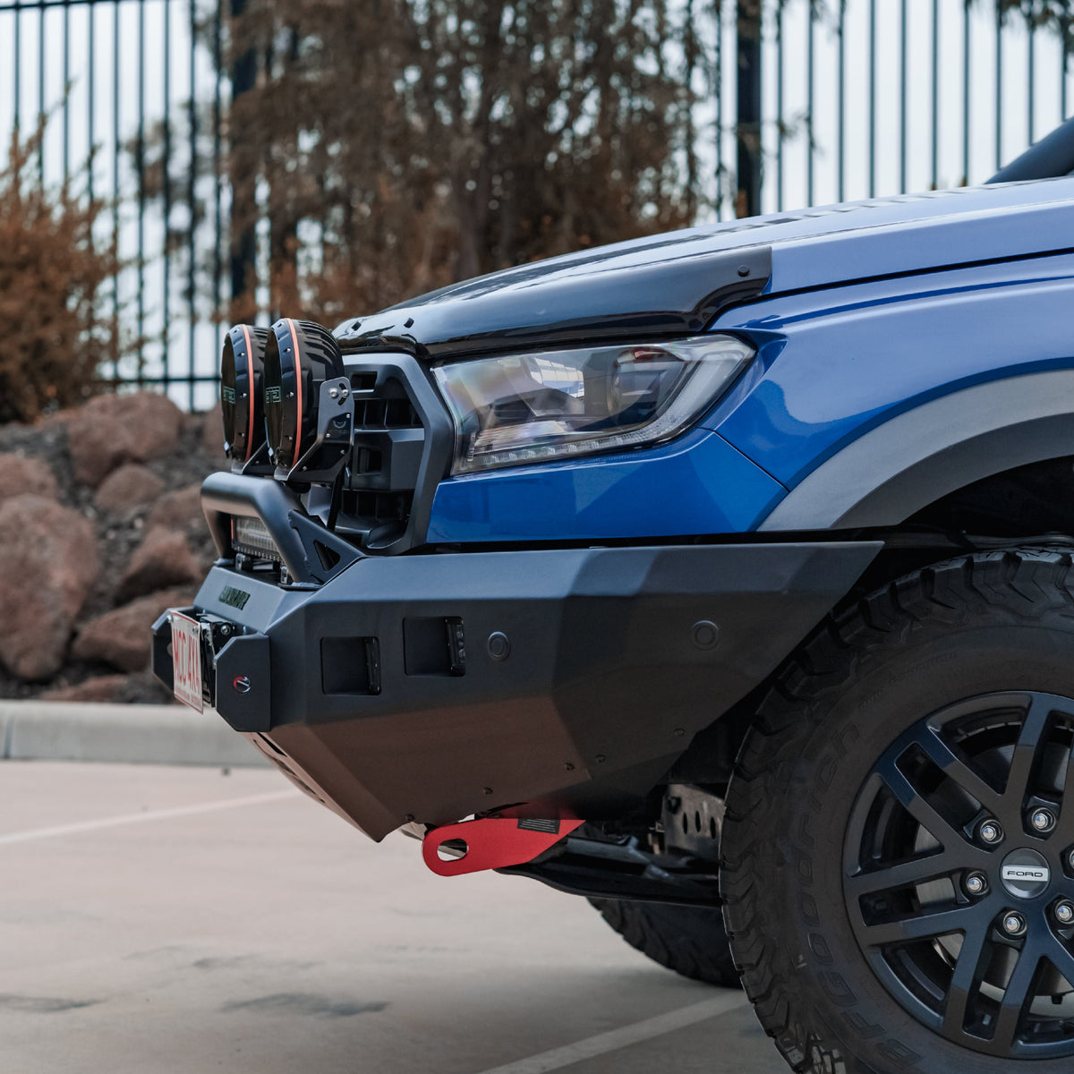 Ranger Raptor 2018-2021 078-01SQL Rocker Bull Bar Single Low Loop Package - SKU MCC-05008-7801SQL