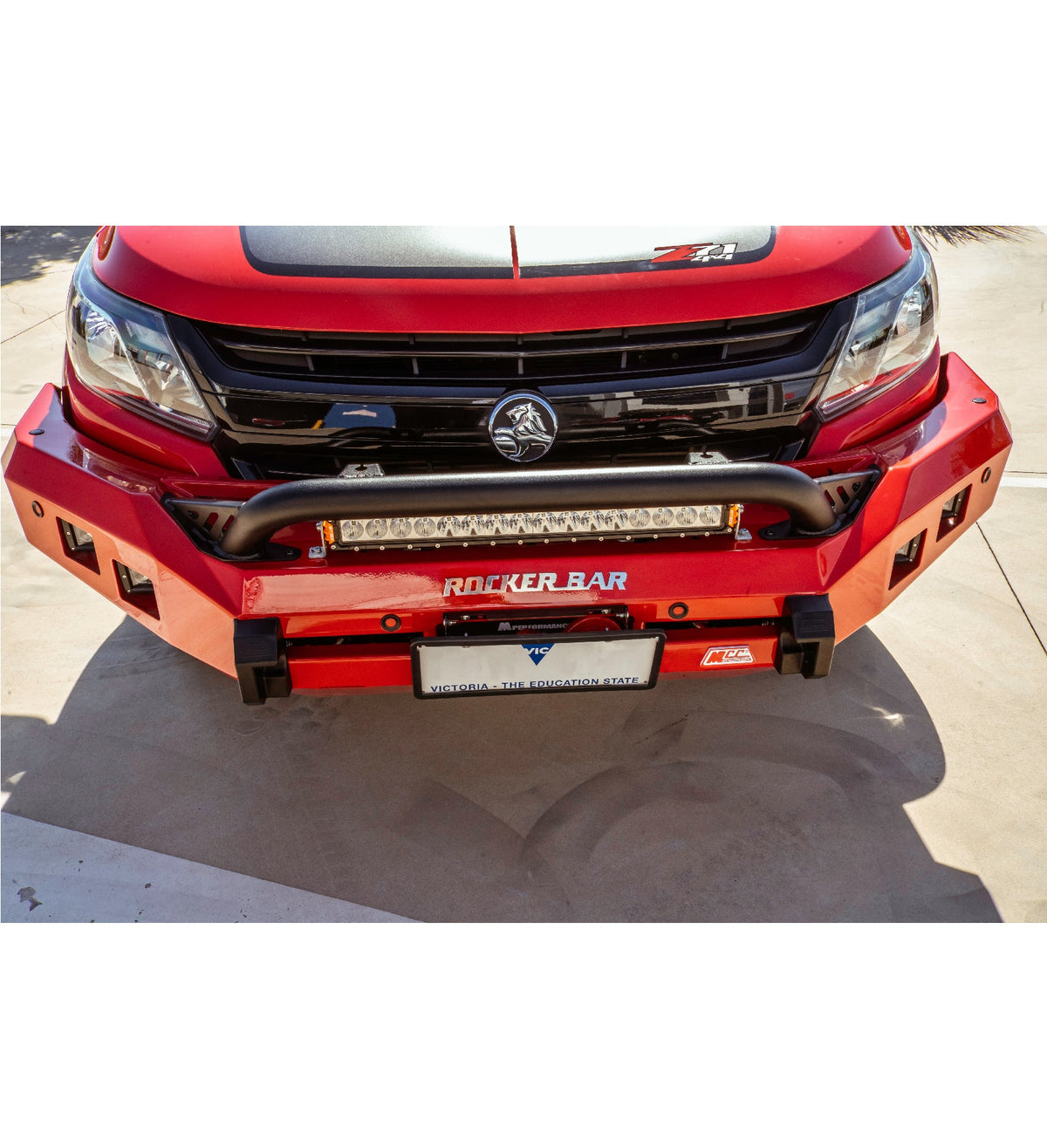 Colorado RG Trail Blazer 2017-2020 078-01SQL Rocker Bull Bar Single Low Loop Package - SKU MCC-07005-7801SQL