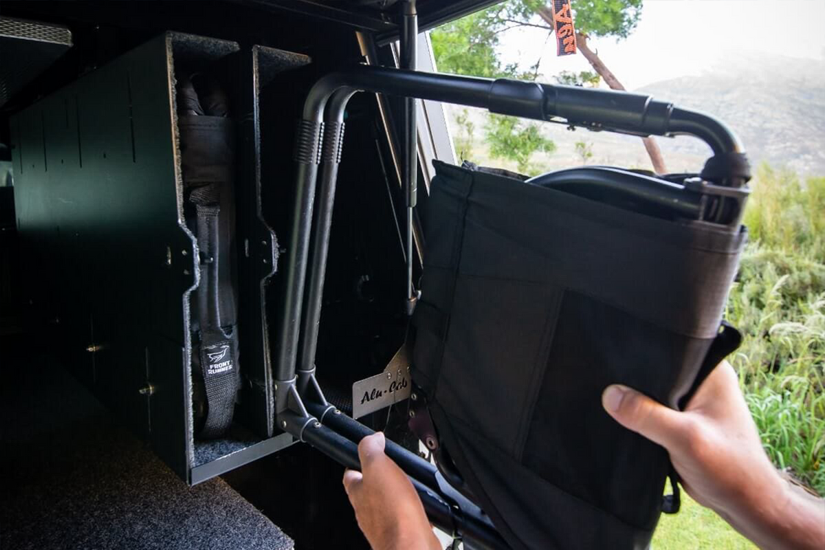 Alu-Cab Chair Carrier and Recovery Grid
