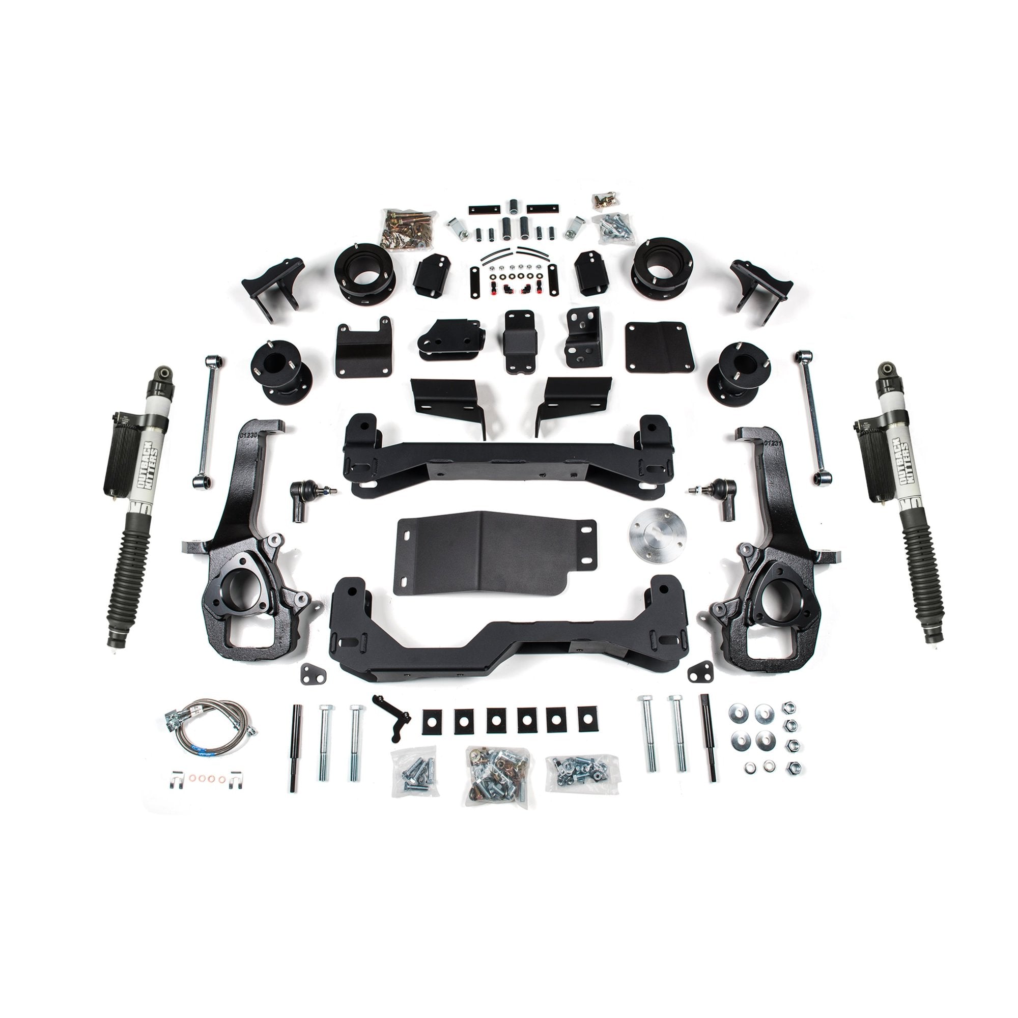 4" Lift Kit, Air Ride with Rear OK 2.5" Shocks, Large Bore suits Ram 1500 DT (19-24) by BDS Suspension