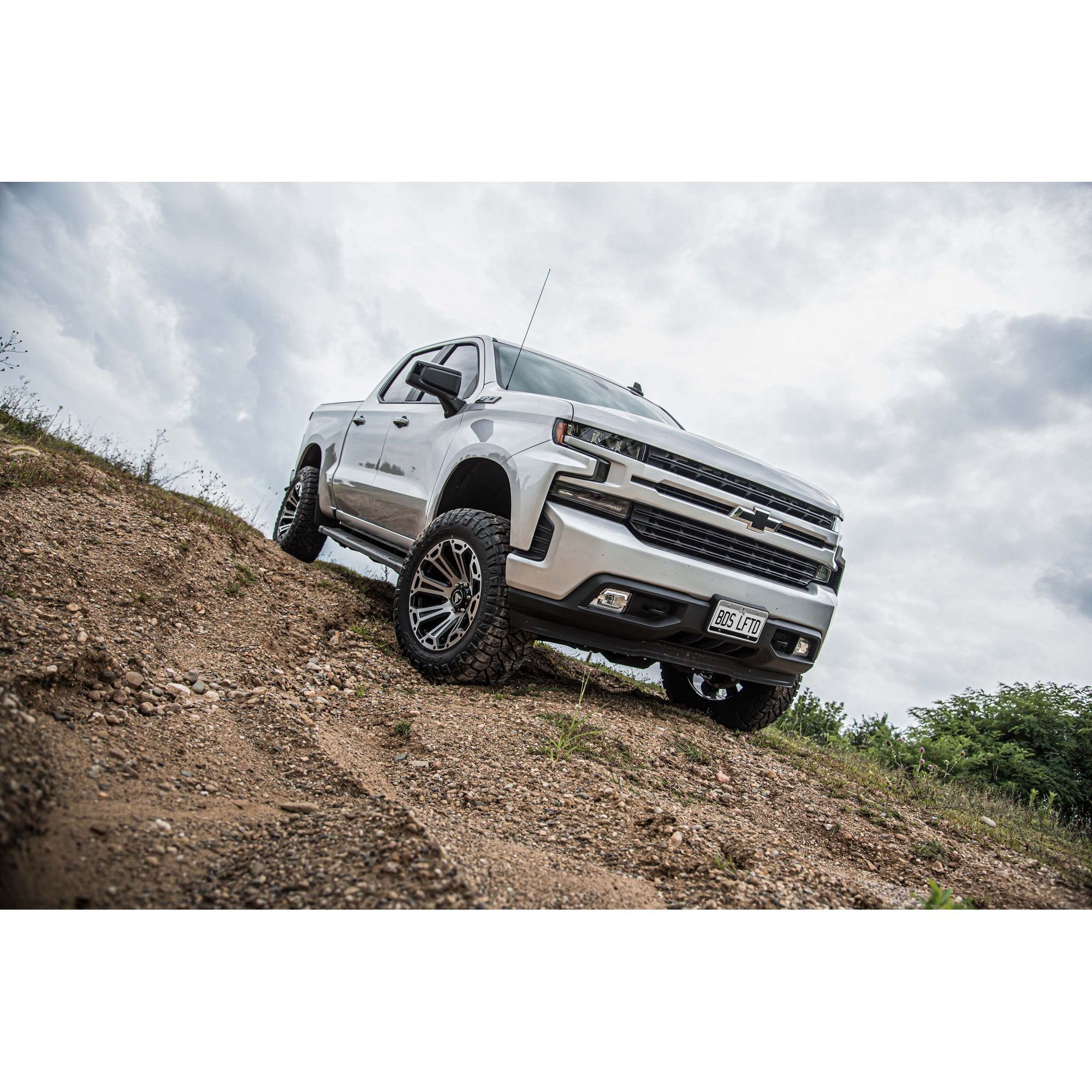 4" Lift Kit with Fox 2.5" PE DSC Coilover Shocks Front & Rear suits Chev 1500 (19-24) / GMC 1500 (19-24) by BDS Suspension