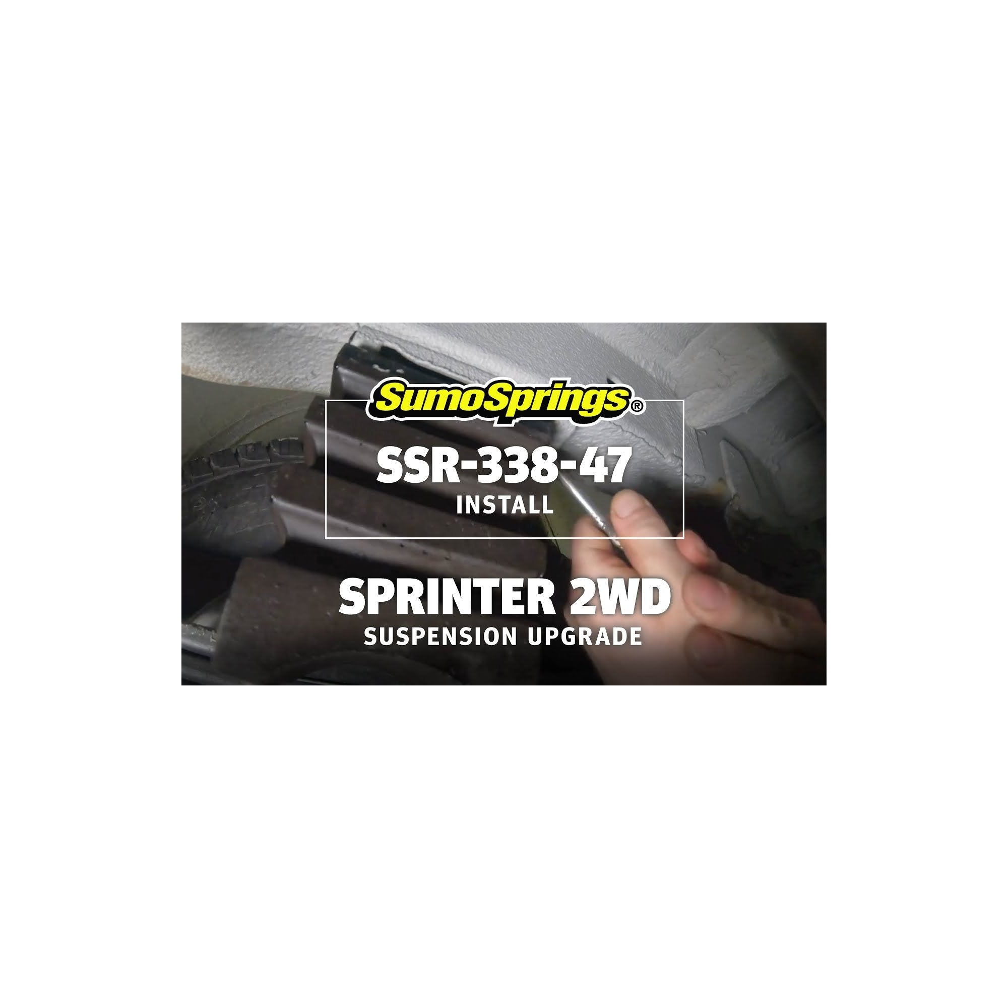 Rear SumoSprings - 410kg - Black by SuperSprings International