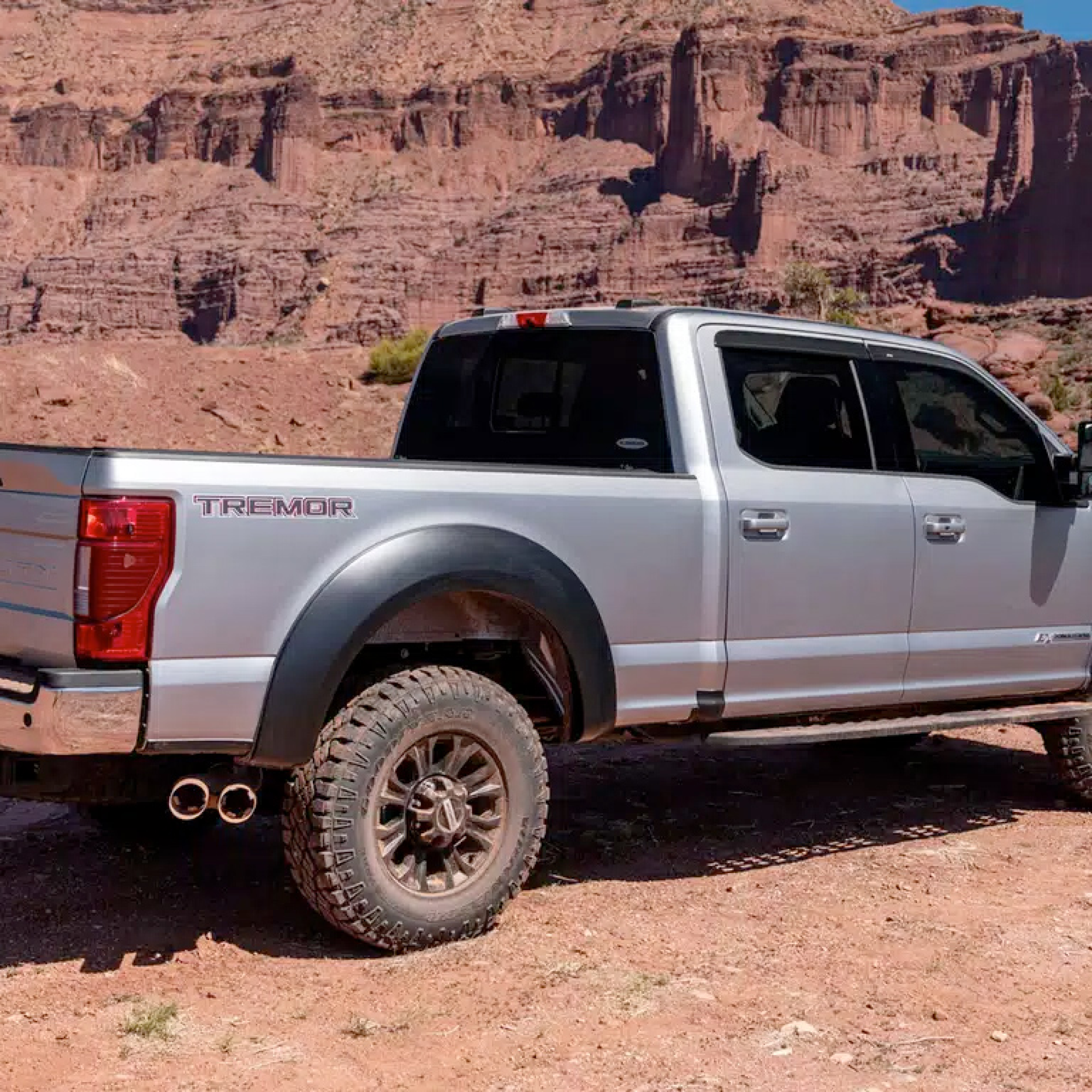 2" Extend-A-Fender Smooth Fender Flares, Black, Front & Rear suits Toyota Tundra (22-26) by Husky Liners