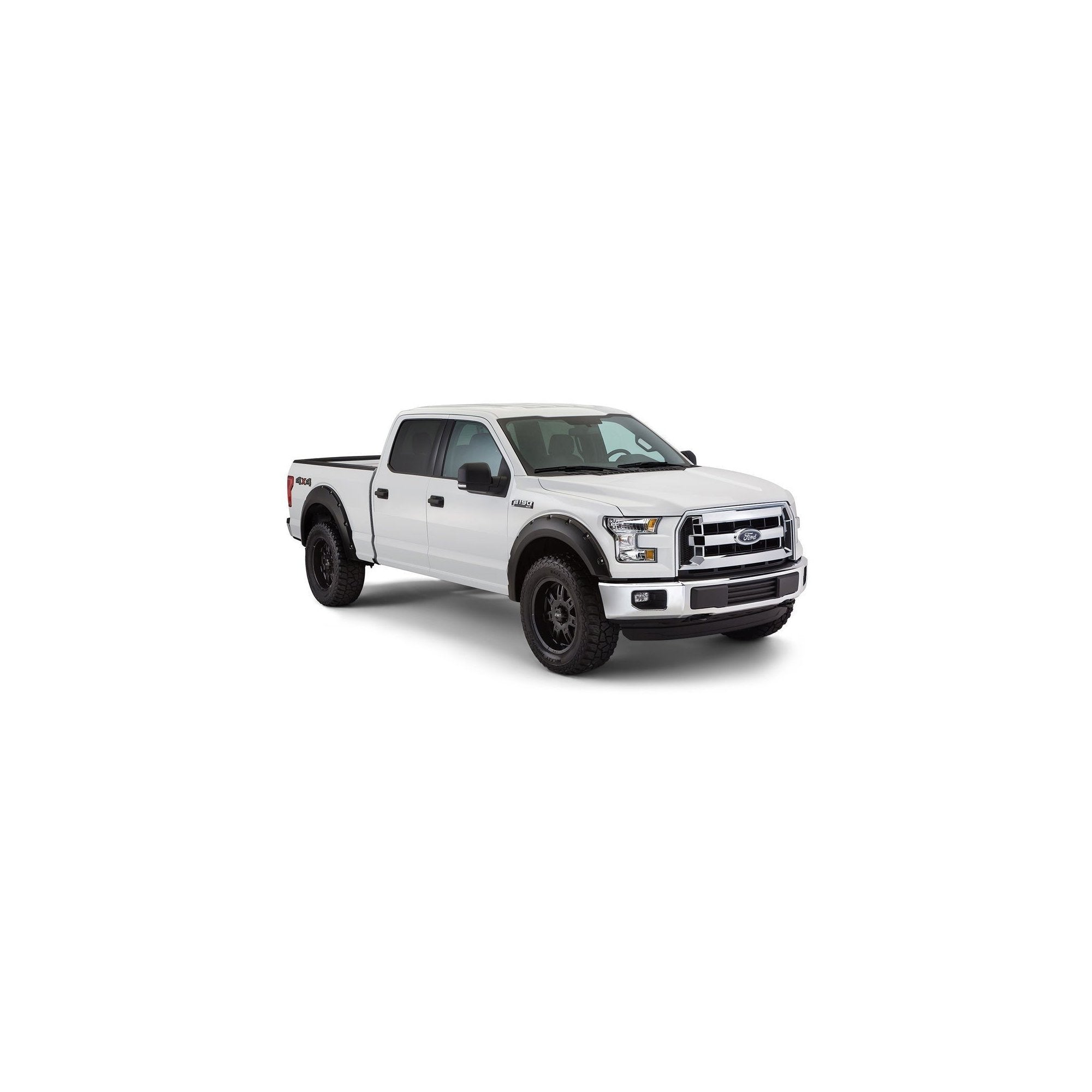 Pocket Style Smooth Fender Flares, Black, Front & Rear suits Ford F-150 (15-20) by Husky Liners