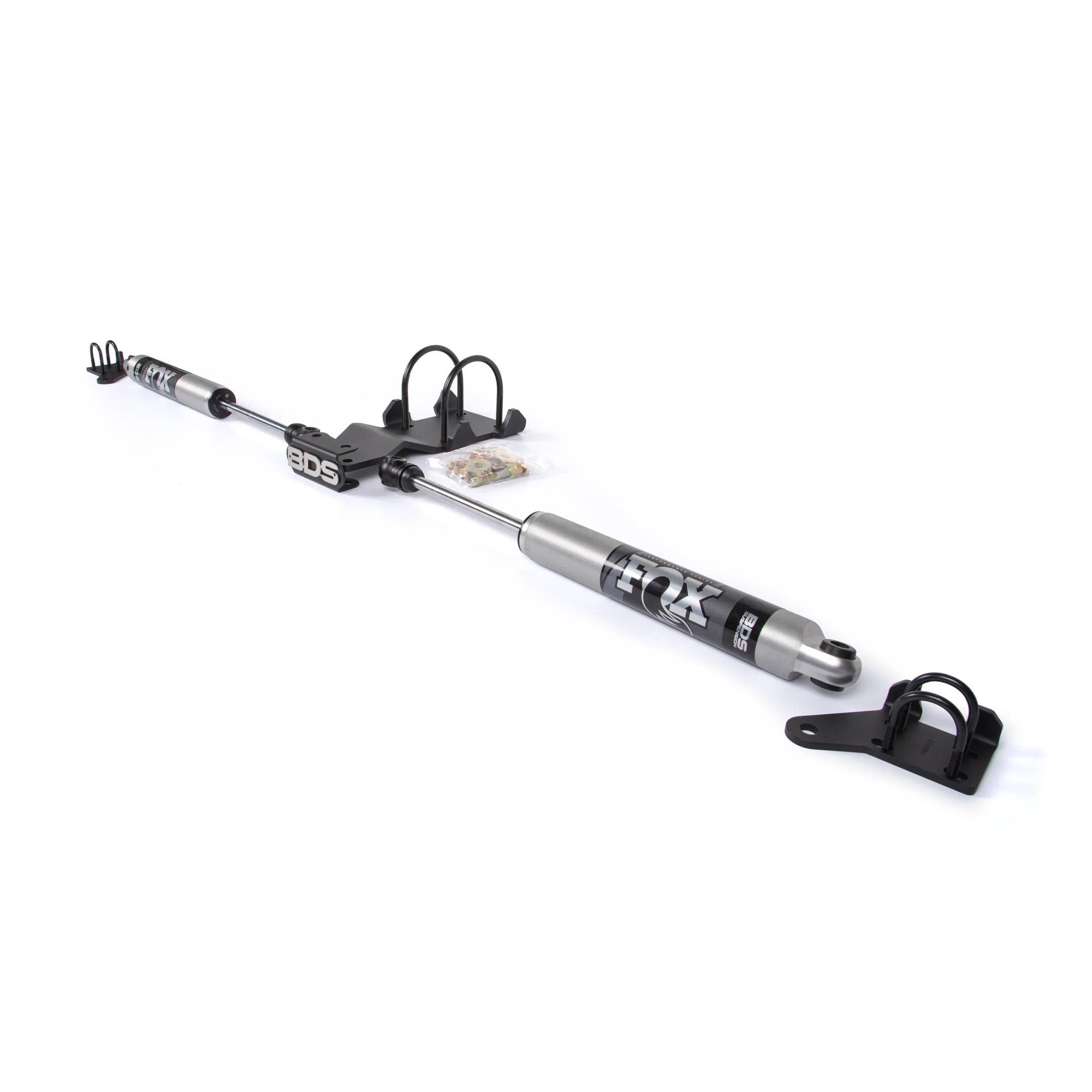 Dual Steering Stabilizer Kit with Fox 2.0" Performance Shocks by BDS Suspension