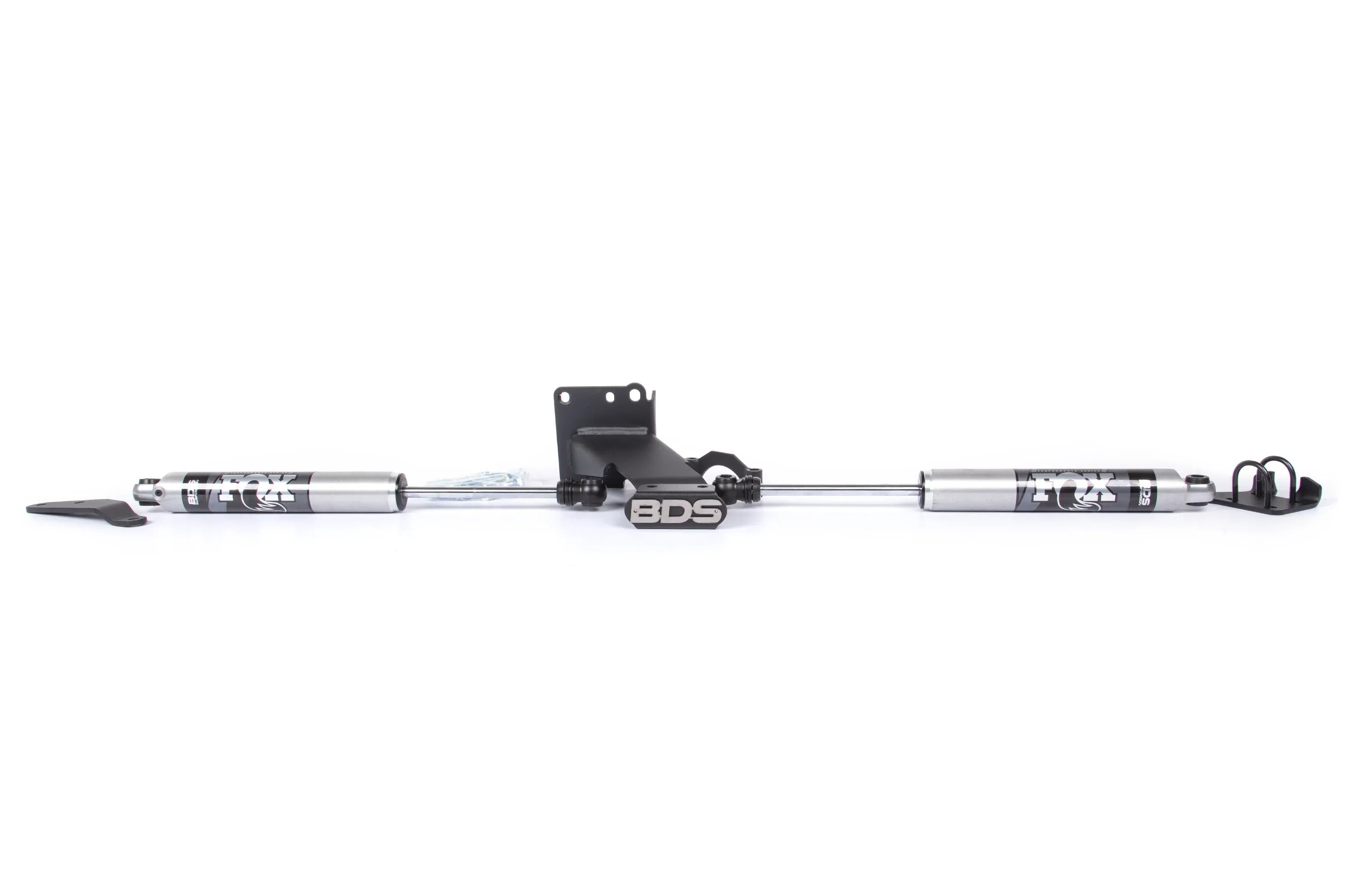 Dual Steering Stabiliser Kit with Fox 2.0 Performance Series Steering Stabiliser Shocks suits Ram 2500 (19-26), 3500 (19-24) by BDS Suspension