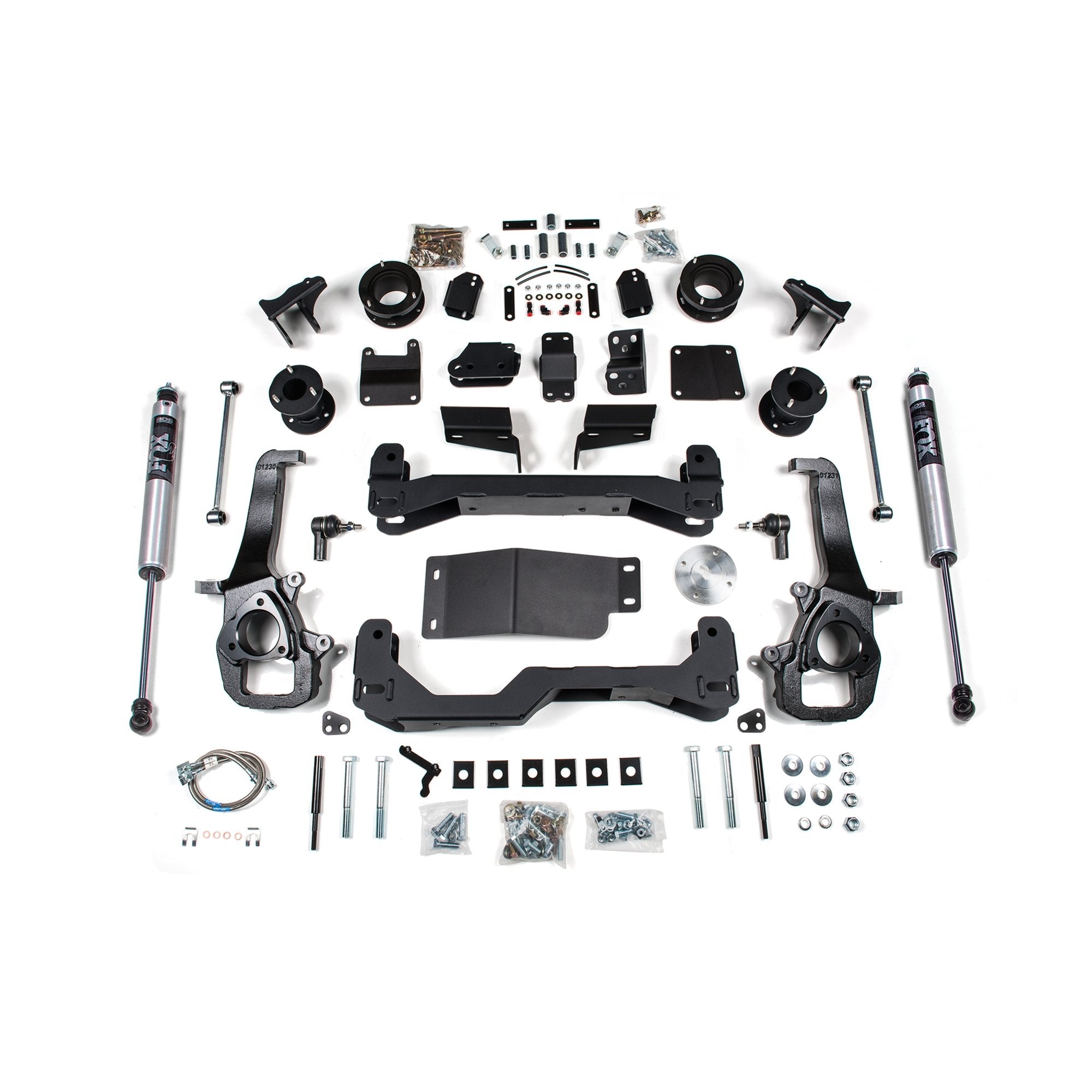 4" Lift Kit, Air Ride with Rear Fox 2.0" Shocks, Large Bore suits Ram 1500 DT (19-24) by BDS Suspension