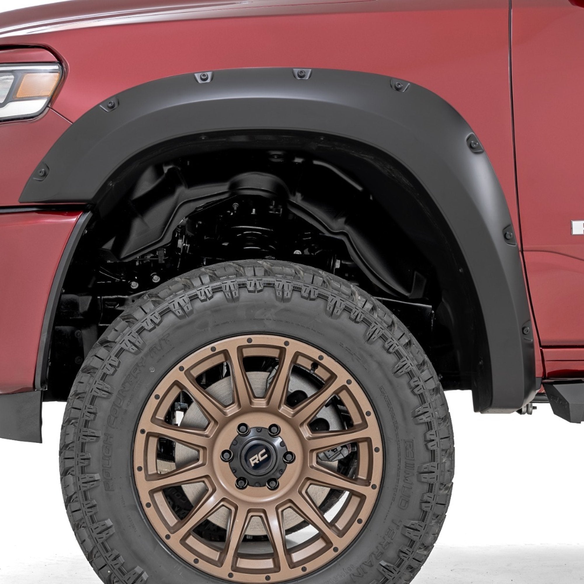 1" Smooth Fender Flares suits Ram 1500 DT (25-26) by Rough Country