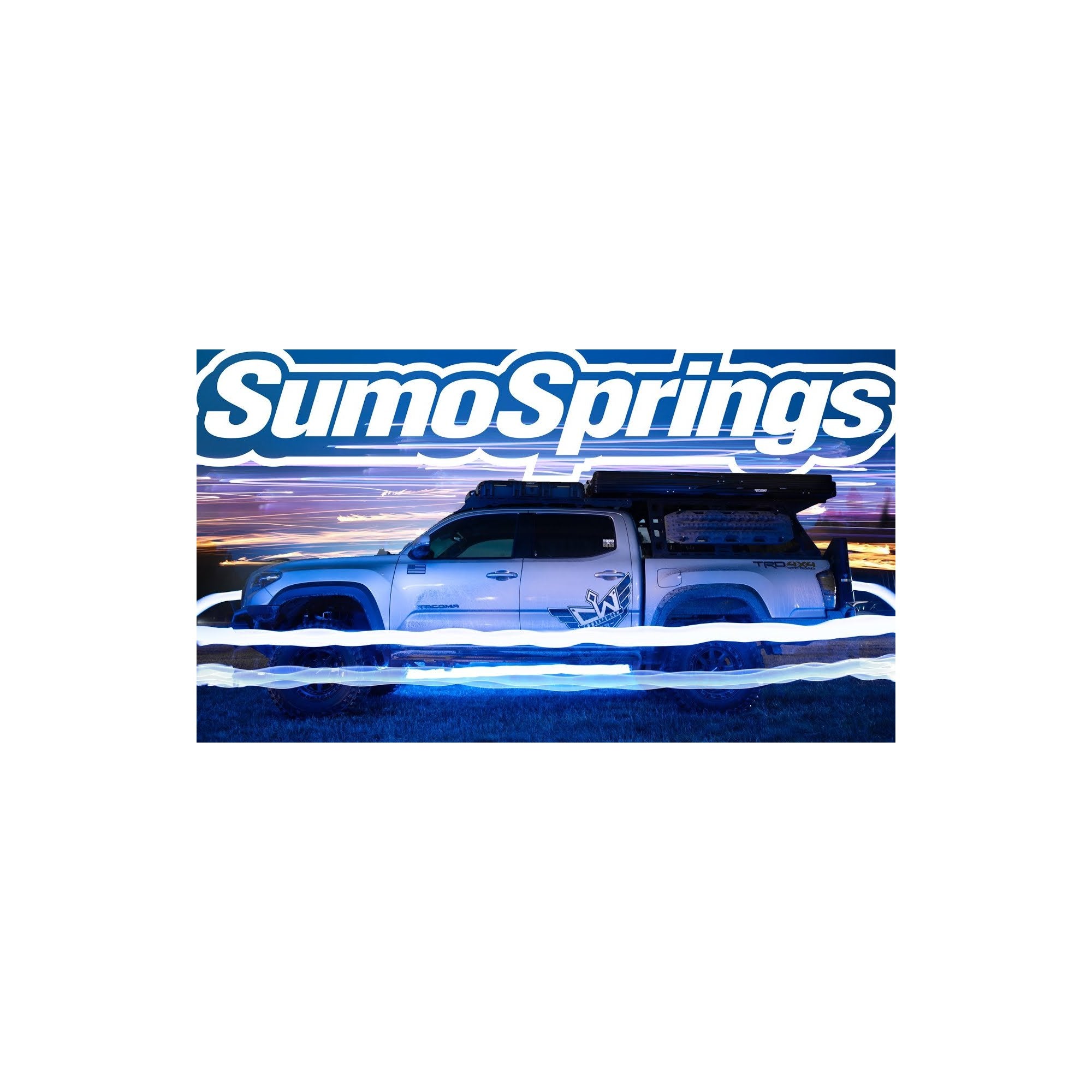 Rear SumoSprings - 810kg - Black by SuperSprings International