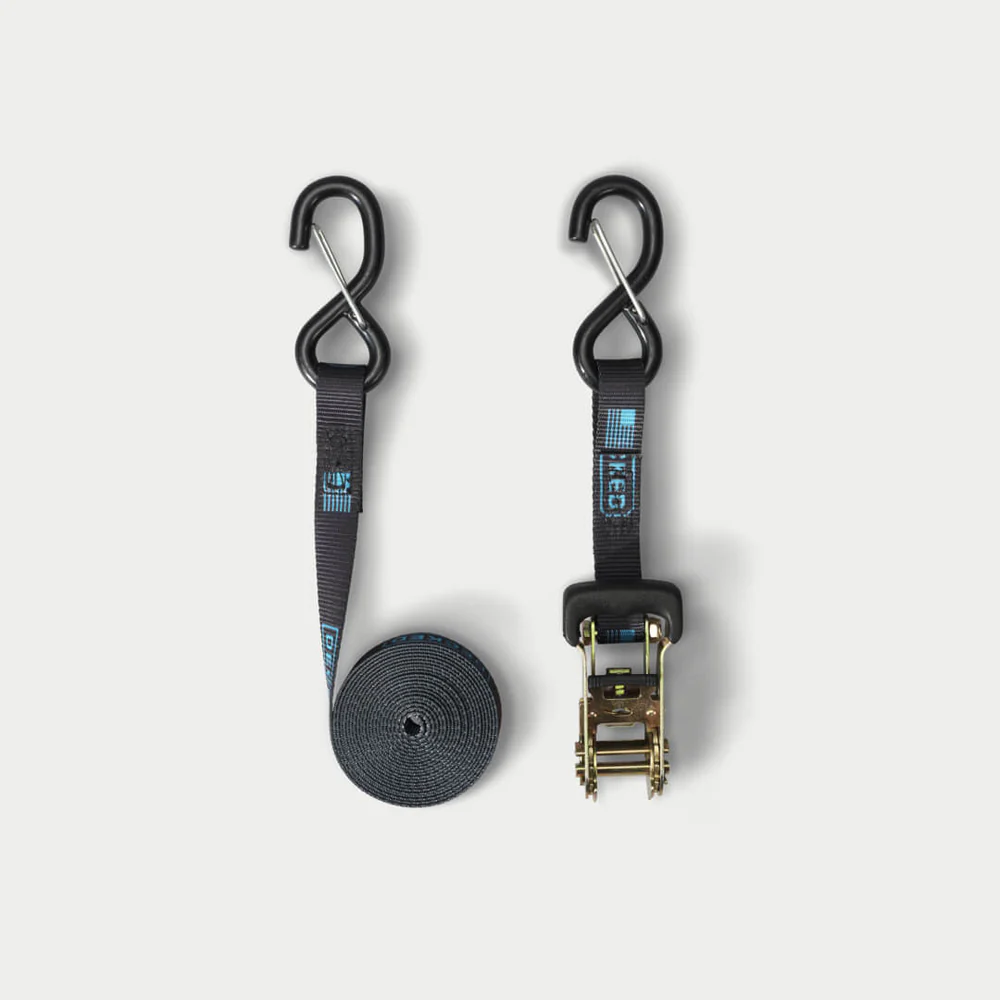 Rachet Straps, Black, Set of 2 by DECKED
