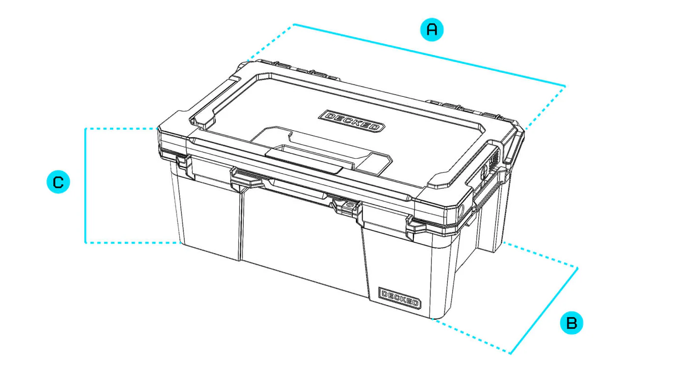 Sixer 16 - D-co Case, Tan by DECKED