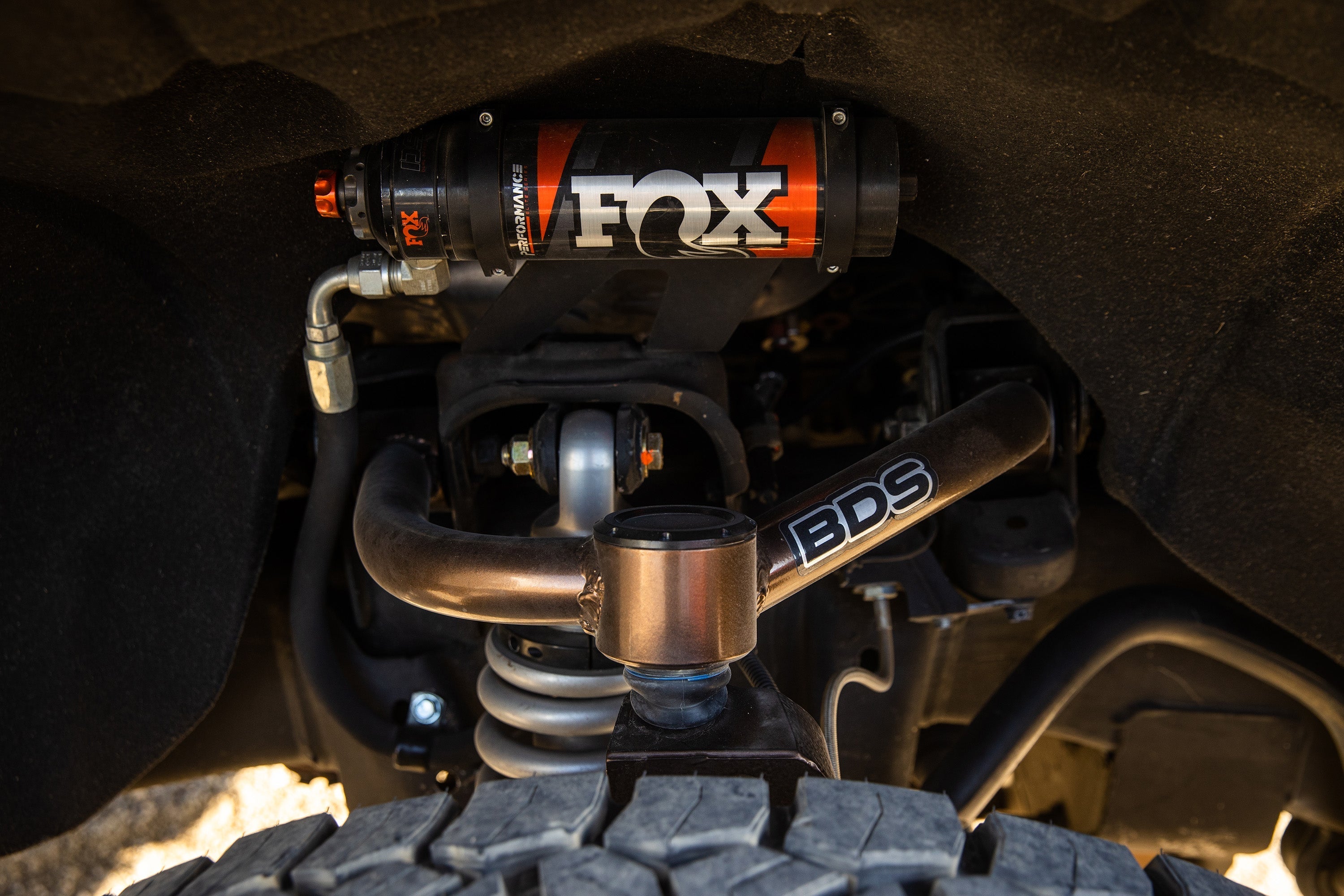 6.5" Lift Kit with Fox 2.5" PES DSC Coilover Shocks suits Chev 2500/3500 (20-25) / GMC 2500/3500 (20-25) by BDS Suspension