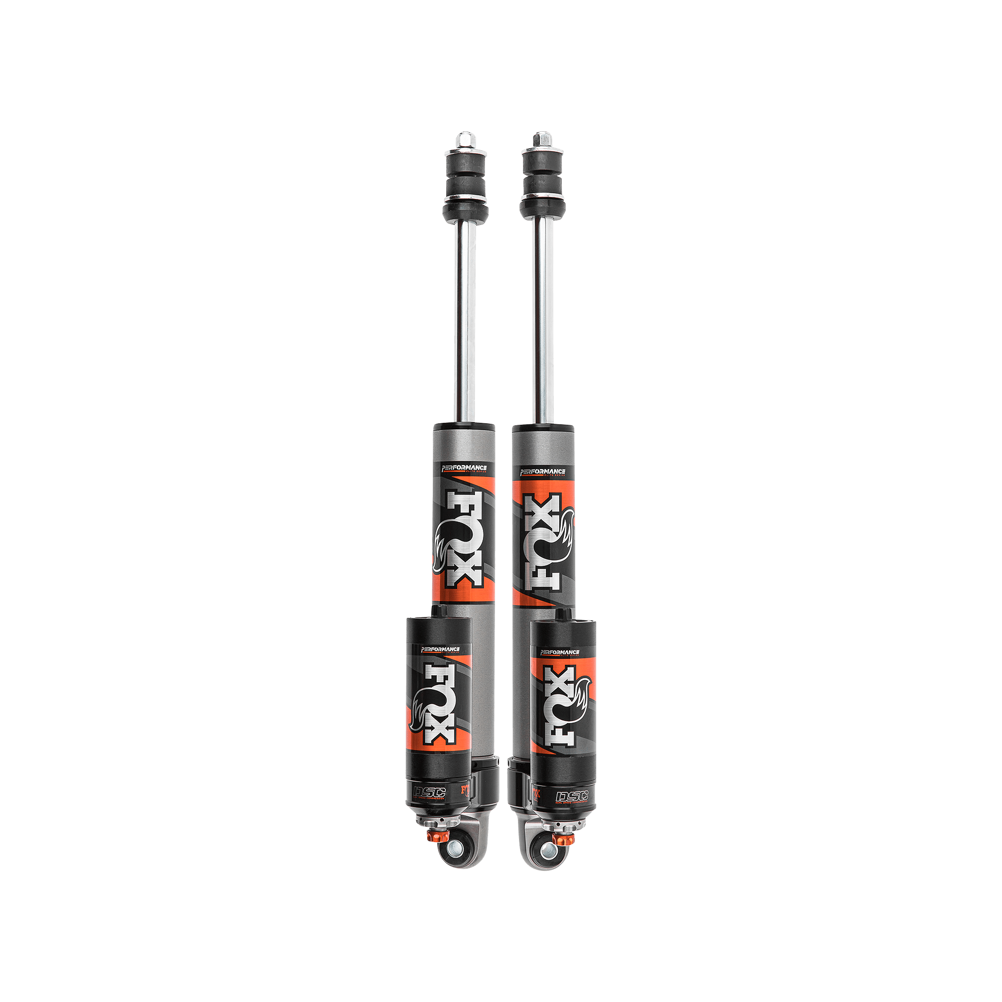 Rear Fox Performance Elite Series 2.5" Piggyback Remote Reservoir DSC Shocks, Suits 2-3.5" Lift, Set of 2 suits Ram 2500 (2014-2025) by BDS Suspension