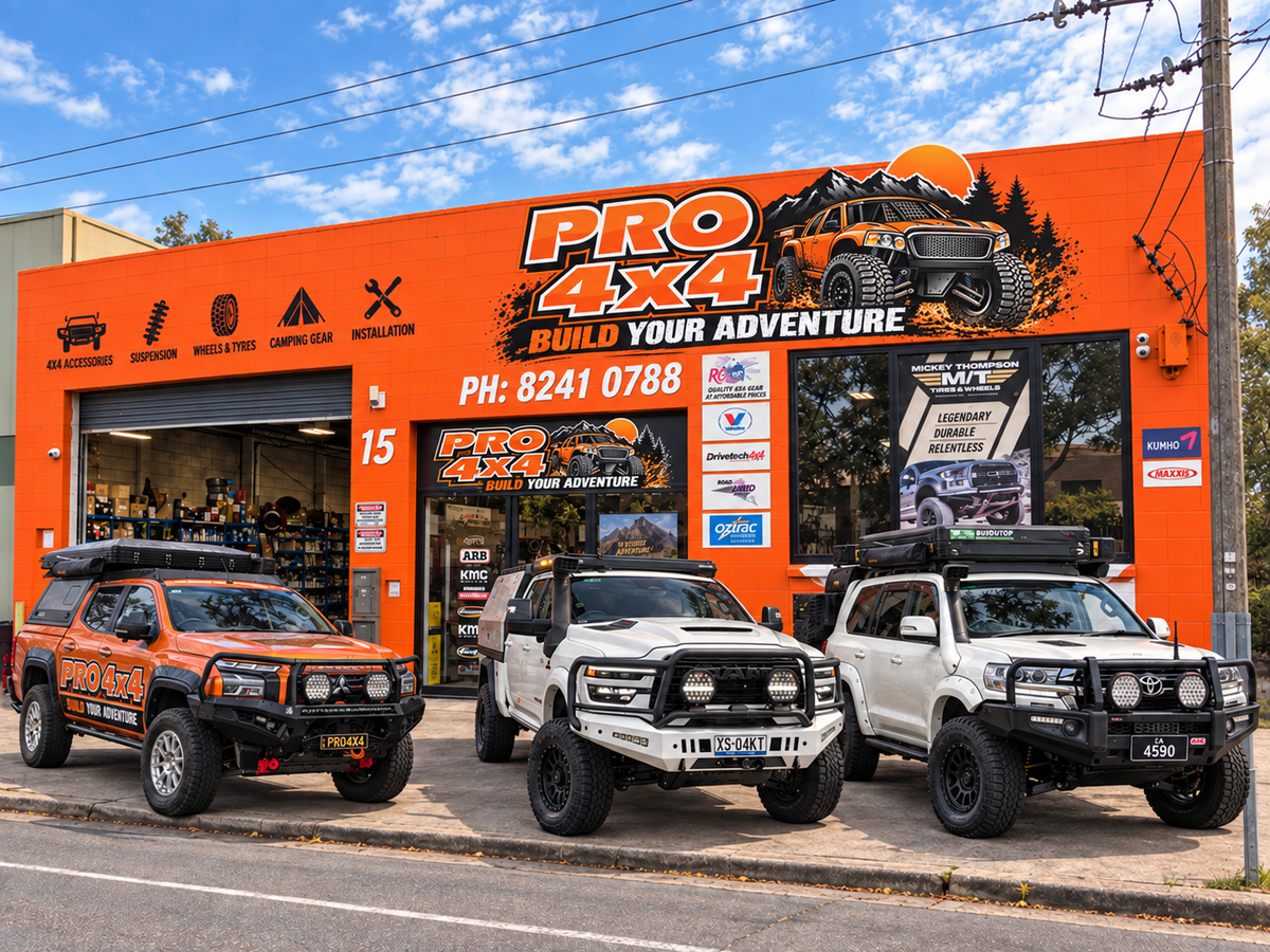 The PRO4X4 workshop in Queenstown, South Australia