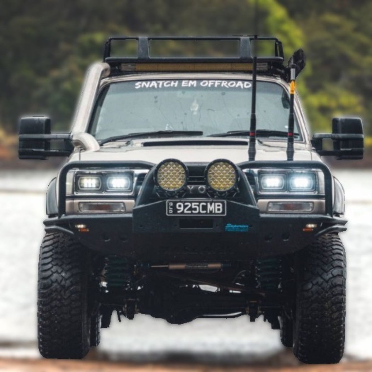 Raslarr 80 Series Toyota Landcruiser Azza Bull Bar New Hoops