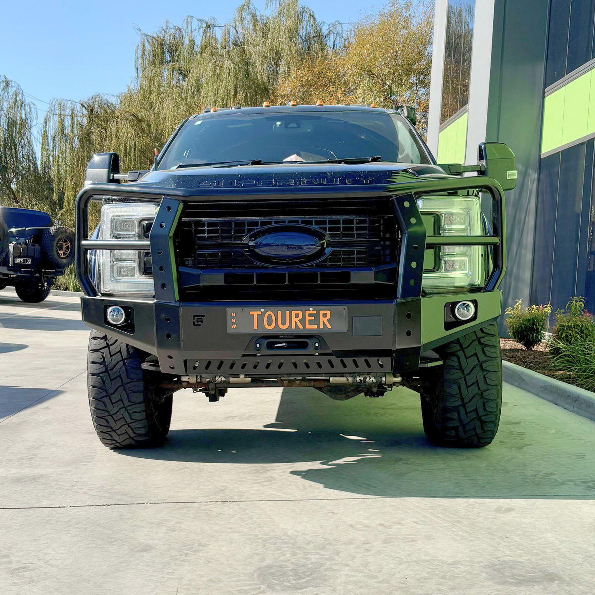 Raslarr Ford F250 F350 Dallas Hooped Bull Bar