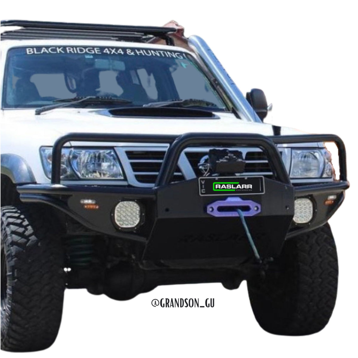 Raslarr GU Nissan Patrol 7 inch Azza Bar