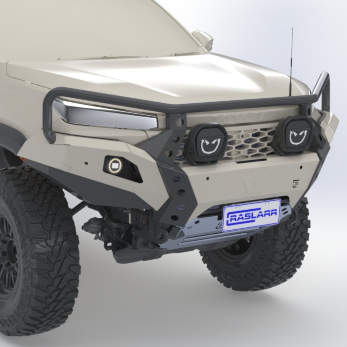 Raslarr N90 Toyota Hilux 2026 Hooped Dallas Bull Bar
