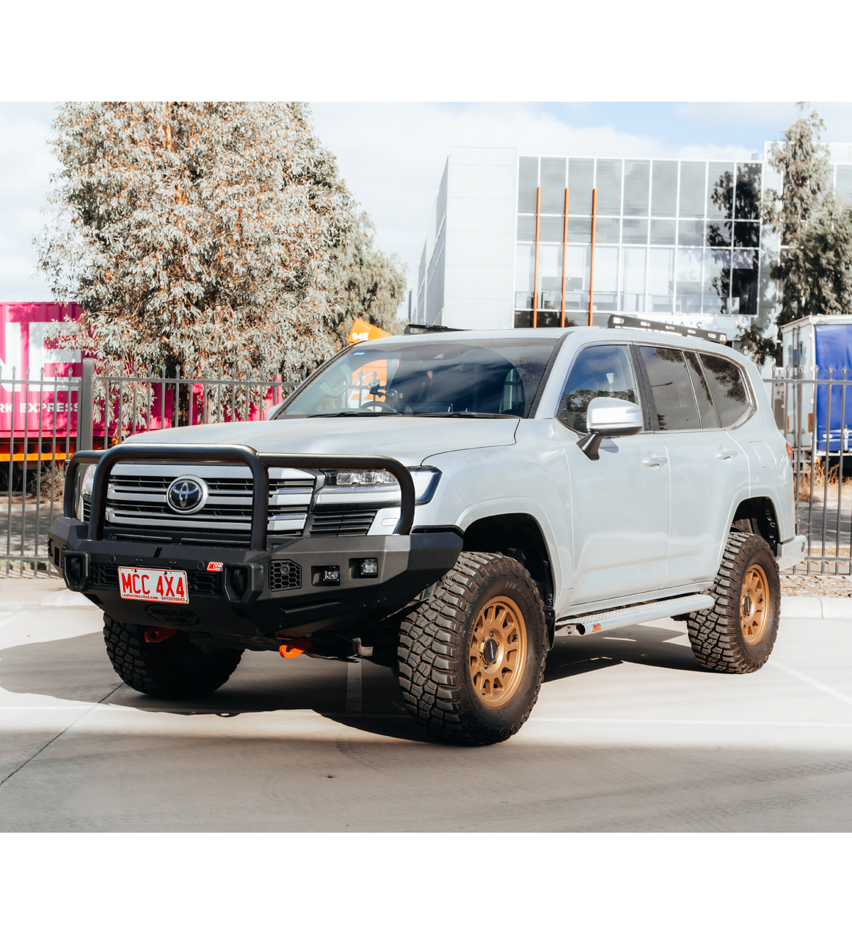 Land Cruiser 300 Series 2022-On - 078-02SQ Rocker Bull Bar Triple Loops Package - SKU MCC-01023-7802SQ