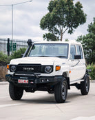 Land Cruiser 79 Series Single Cab 2024-On - 078-01SQL Rocker Bull Bar Single Low Loop Package - SKU MCC-01024-7801SQLSC