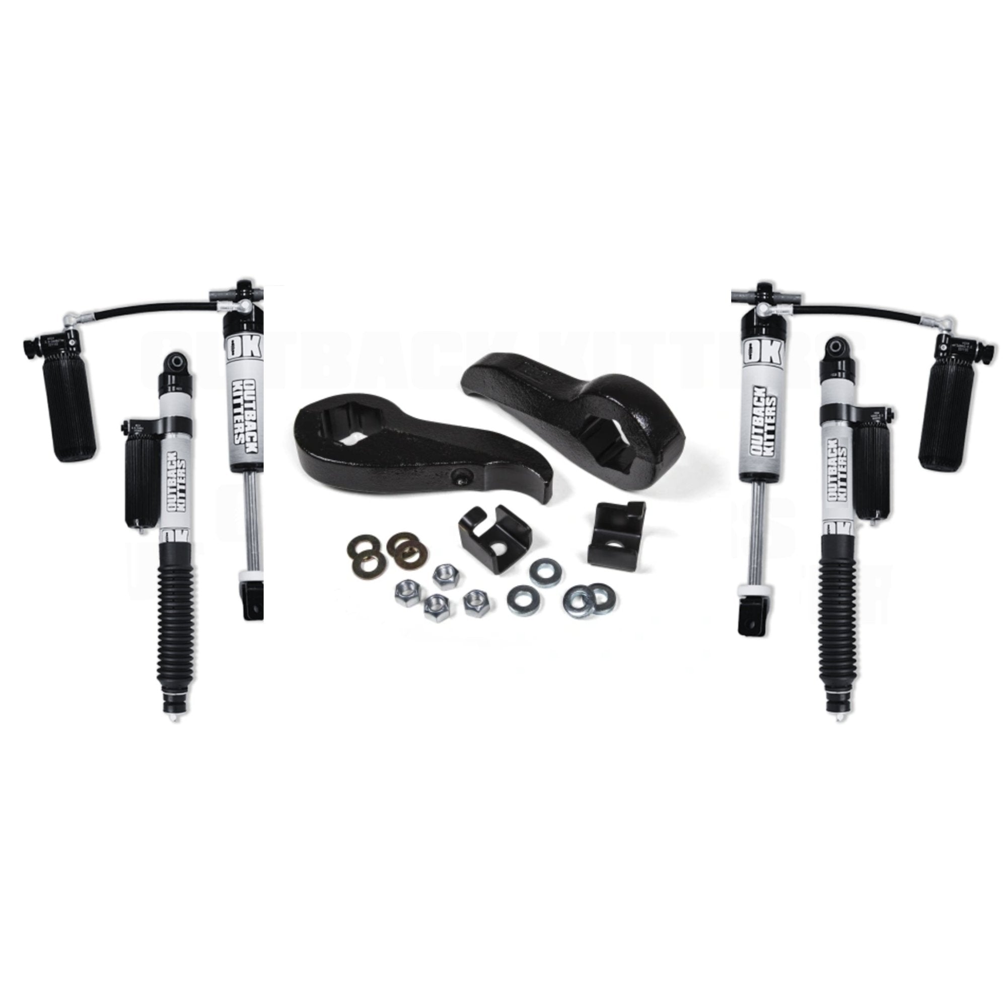 2" Levelling Kit with OK 2.5" Shocks suits Chev/GMC 2500/3500 (20-26) by Zone Offroad