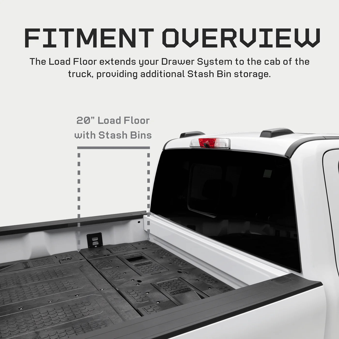 Drawer System (8' Tub) + Premium Accessory Pack + Load Floor suits Ford F-250 Super Duty/F-350 Super Duty (99-26) by DECKED