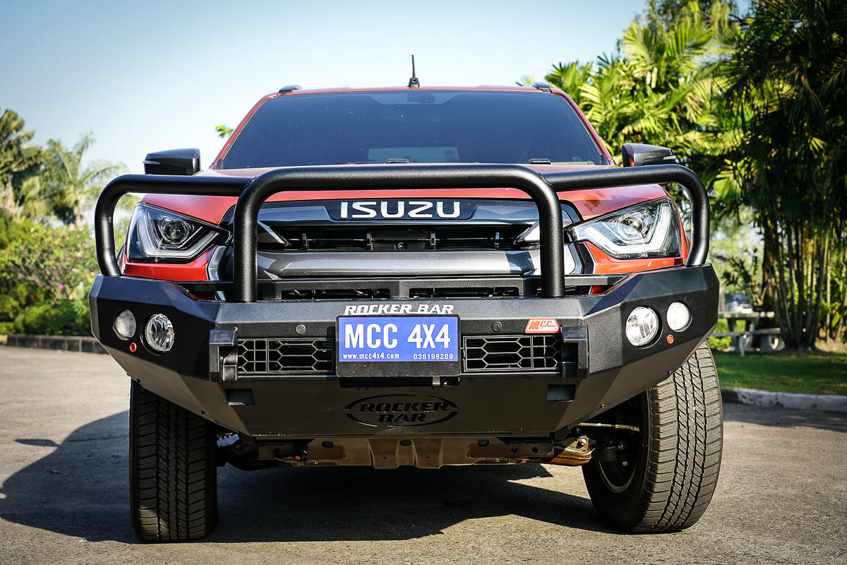 Dmax RG 2020-2024  078-02SQ Rocker Bull Bar Triple Loops Package - SKU MCC-08007-7802SQ