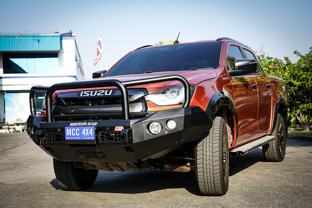 Dmax RG 2020-2024  078-02SQ Rocker Bull Bar Triple Loops Package - SKU MCC-08007-7802SQ