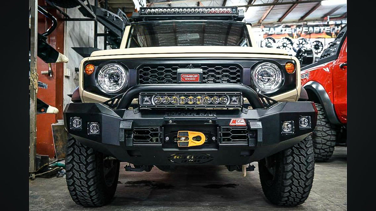 Suzuki Jimny 2019-Present 078-01SQL Rocker Bull Bar Low Loop Package - SKU MCC-15001-7801SQL