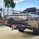 Triton MN 02010-2015 022-03 Jack Rear Bar with Light Kit and Black Step Plate Package - SKU MCC-02003-203MNSPBL