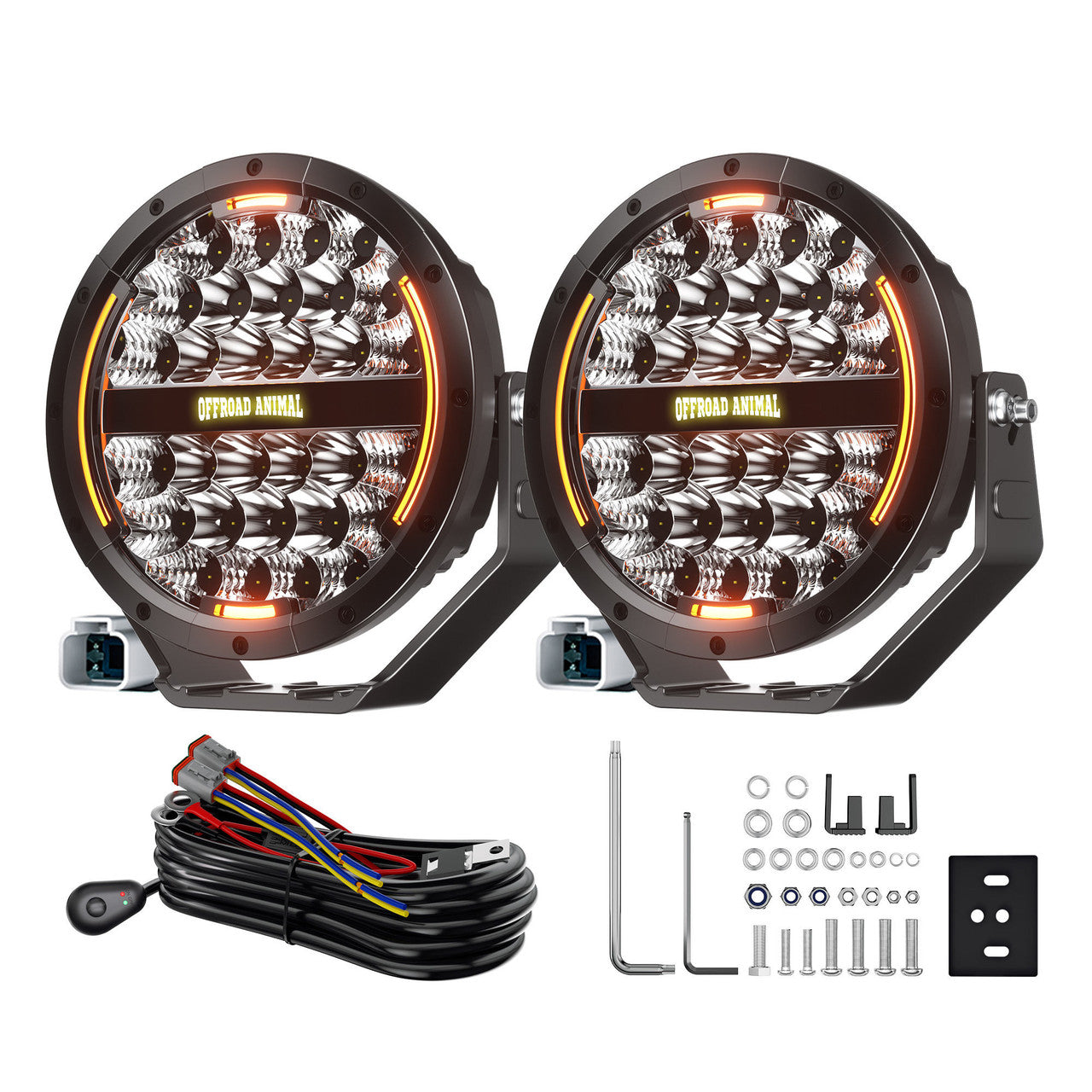 Offroad Animal Night Slapper 9 inch LED Driving Lights