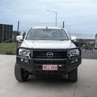 BT50 TF 2021-2025 707-02 Falcon Bull Bar Black A-Frame Package (LED Foglight) - SKU MCC-06004-702FOGUP