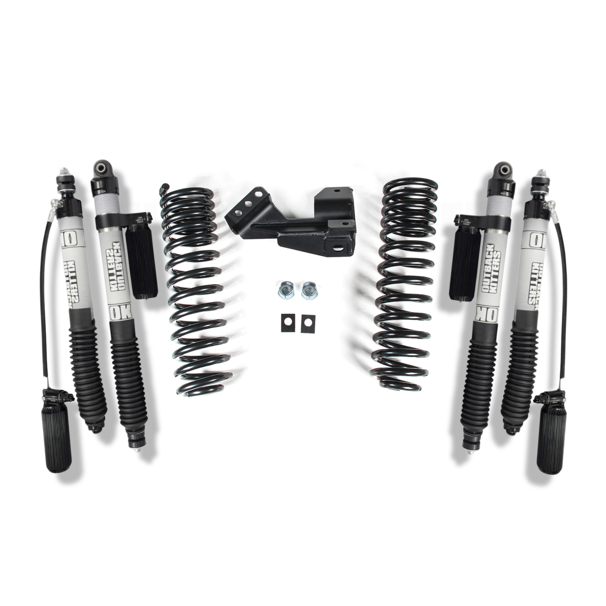 2" Levelling Kit with OK 2.5" Shocks suits Ford F-250 Super Duty/F-350 Super Duty (20-26) by Outback Kitters