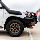 Land Cruiser 200 series prefacelift 2007-2015  707-02 Falcon Bull Bar Black A-Frame Package (LED Foglight) - SKU MCC-01008-702FOGUP