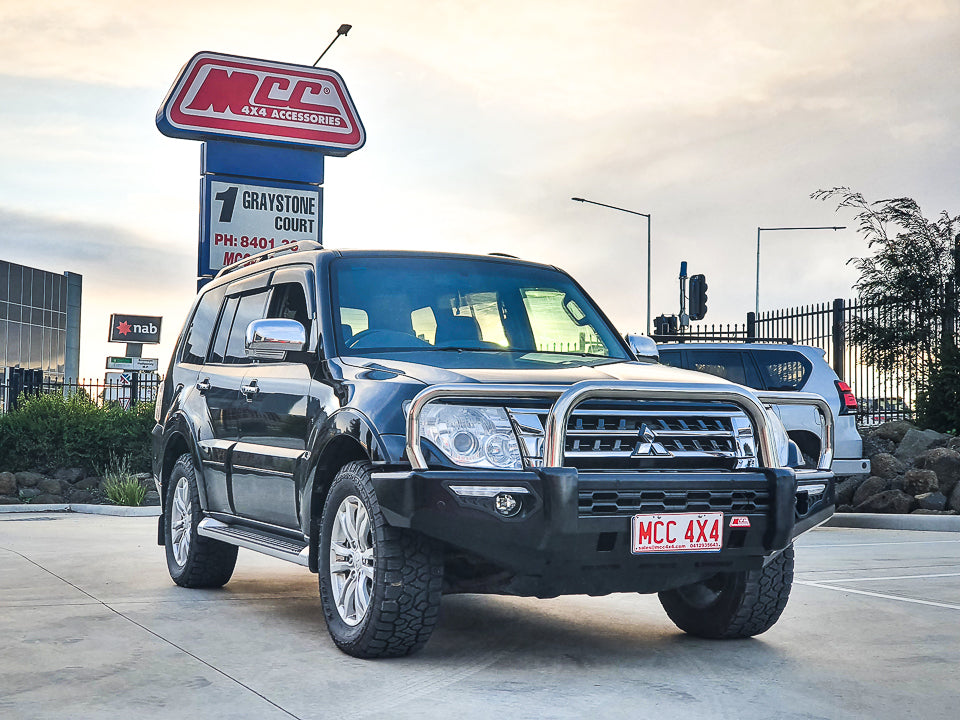 Pajero NS NX NT NW 2006-2021 808-01 Phoenix Bull Bar Triple Stainless Loops Package - SKU MCC-02004-801