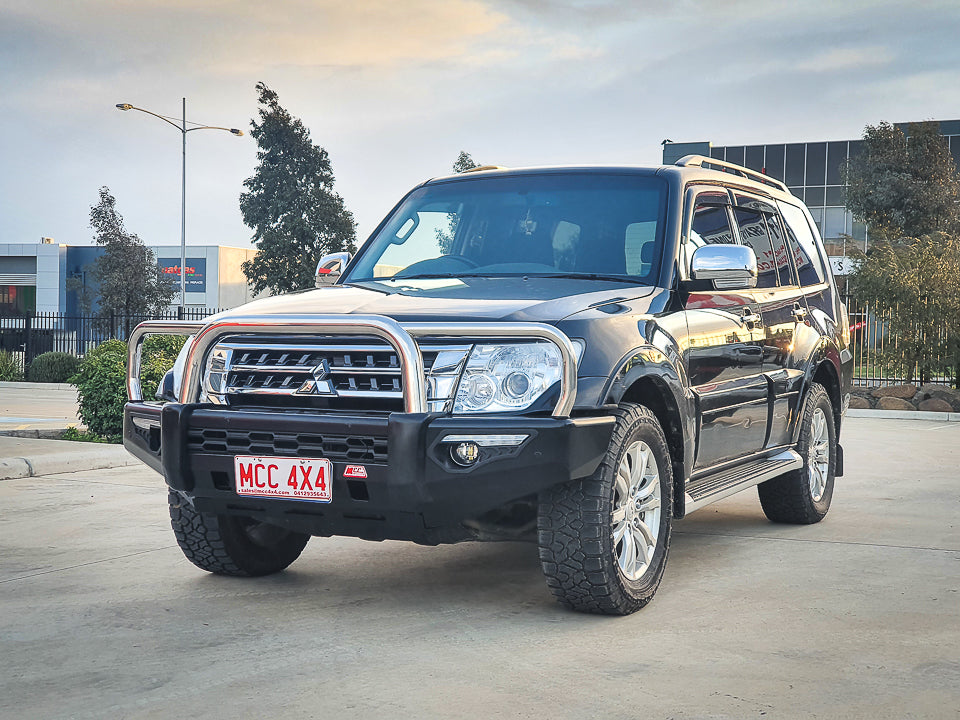 Pajero NS NX NT NW 2006-2021 808-01 Phoenix Bull Bar Triple Stainless Loops Package - SKU MCC-02004-801