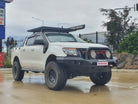 Ranger PX 1 2011-2015 078-01SQSBL Rocker Bull Bar Single Sand Black Loop Package - SKU MCC-05003-7801SQSBL