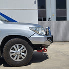 Land Cruiser 200 series prefacelift 2007-2015 707-01 Falcon Bull Bar Single Black Loop Package (No Foglight) - SKU MCC-01008-701SBL