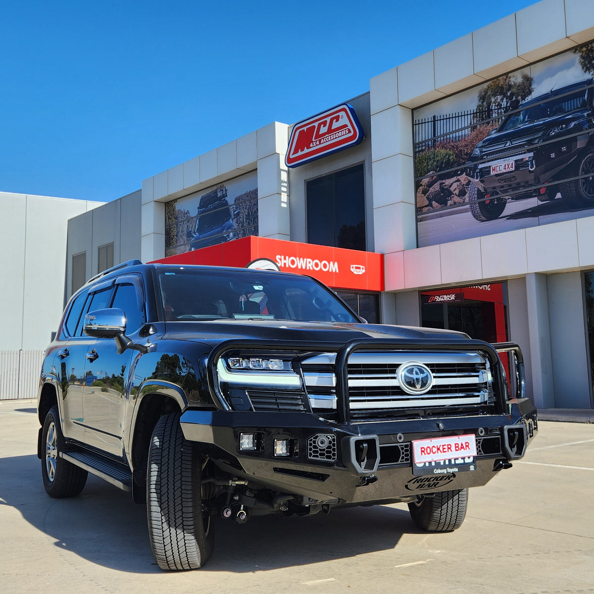 Land Cruiser 300 Series 2022-On - 078-02SQ Rocker Bull Bar Triple Loops Package - SKU MCC-01023-7802SQ