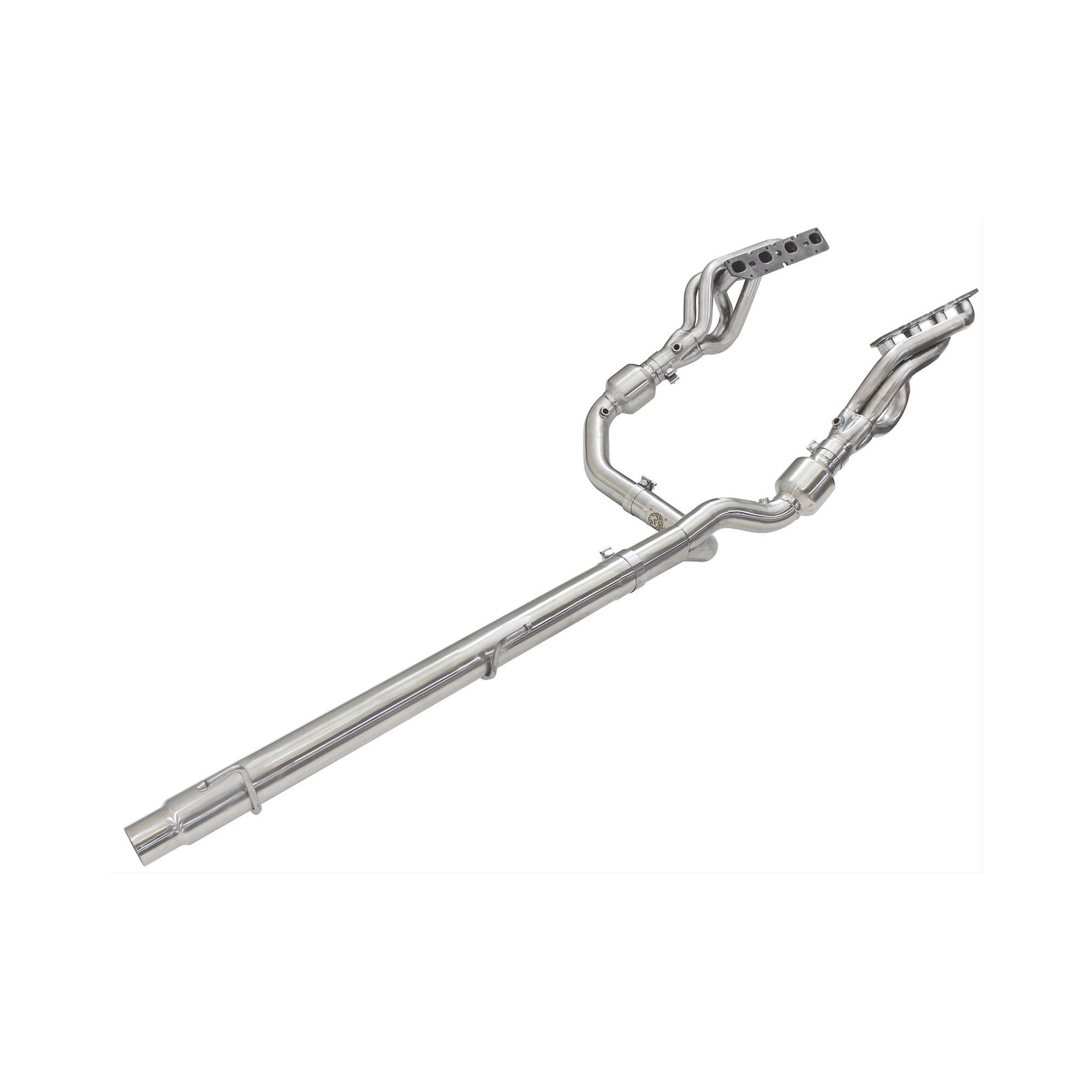 V8 5.7L Hemi Twisted Steel Long Tube Headers & Y Pip suits Ram 1500 DS (13-24) by aFe POWER