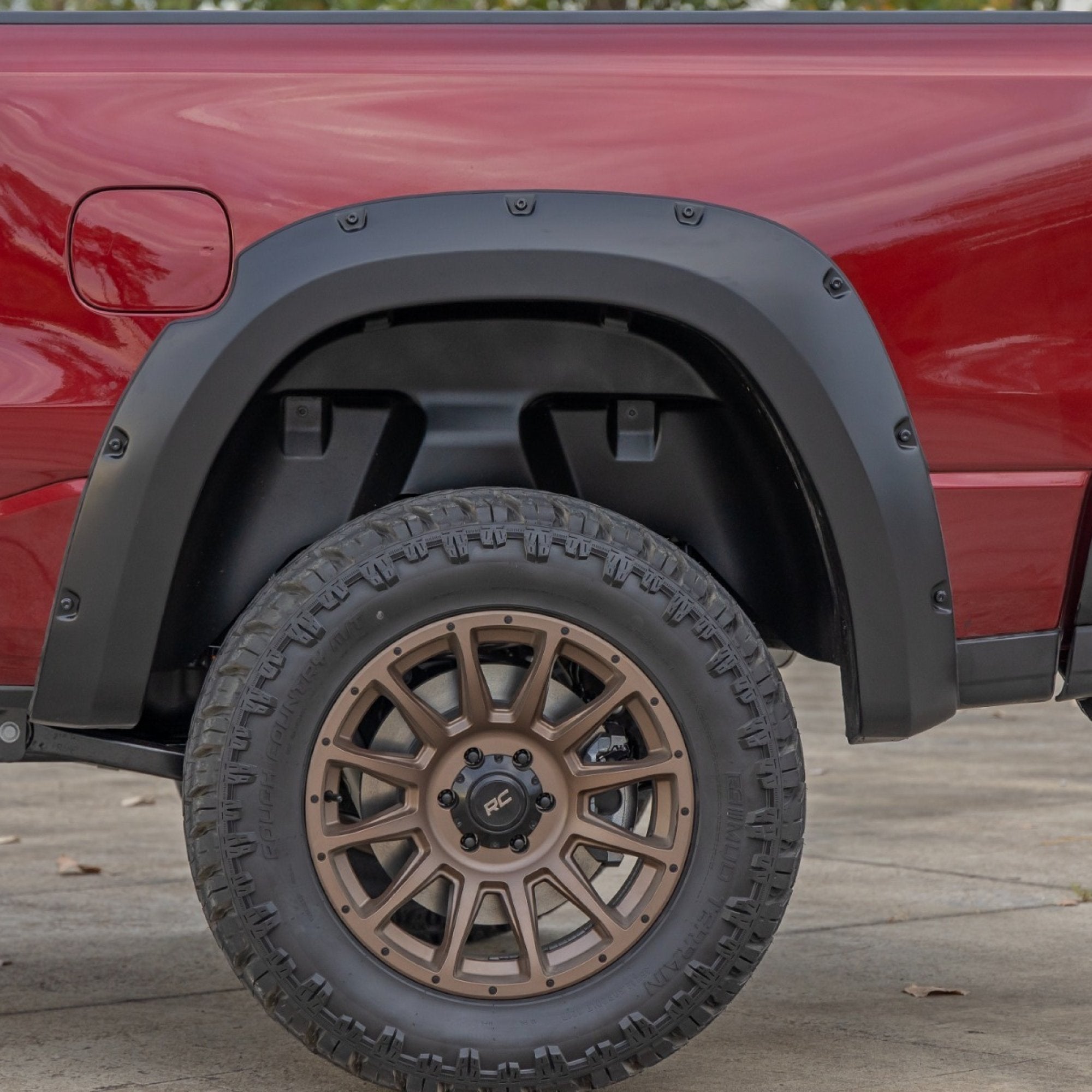 1" Smooth Fender Flares suits Ram 1500 DT (25-26) by Rough Country