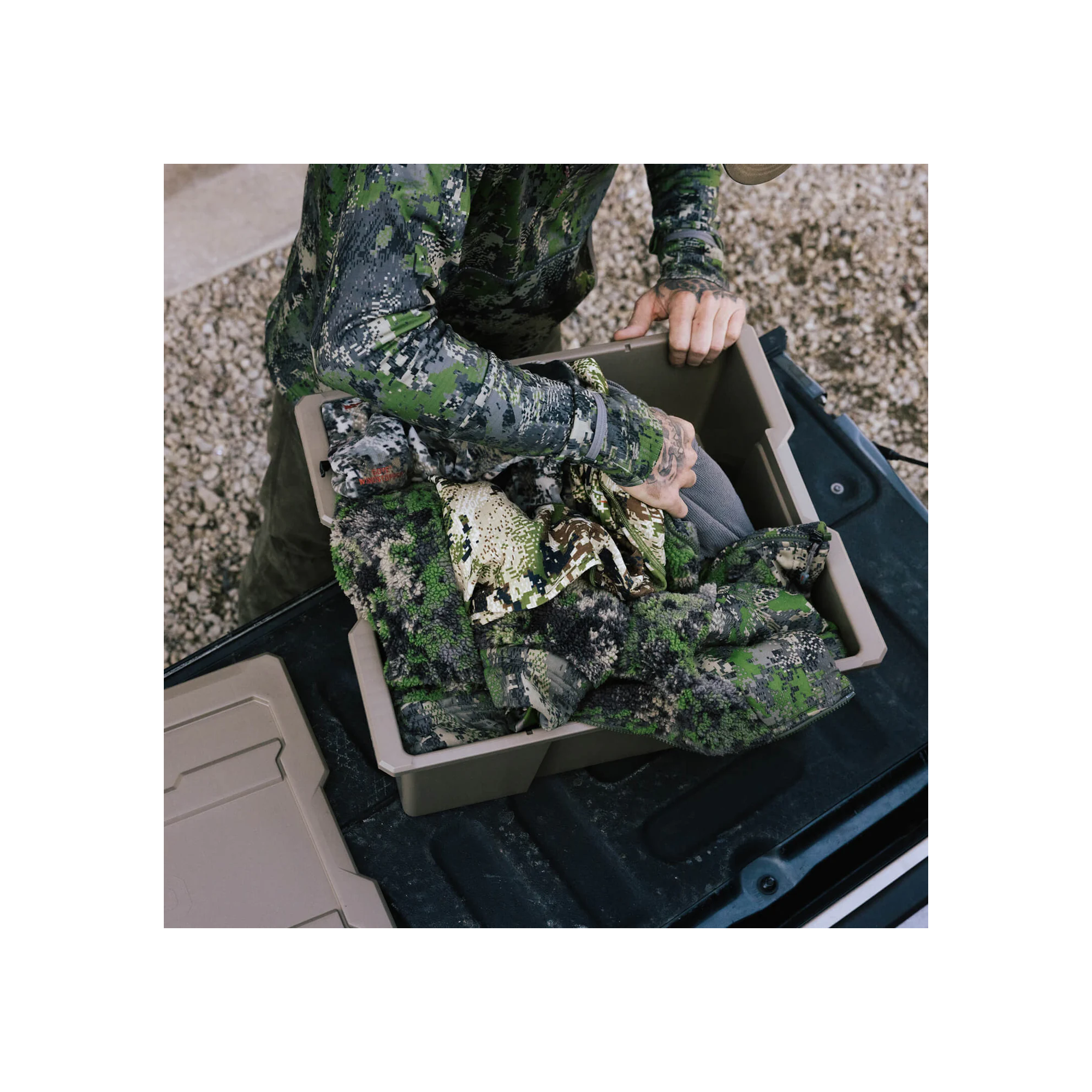 Payloader 32 - D-co bin, Tan, 3 Pack by DECKED