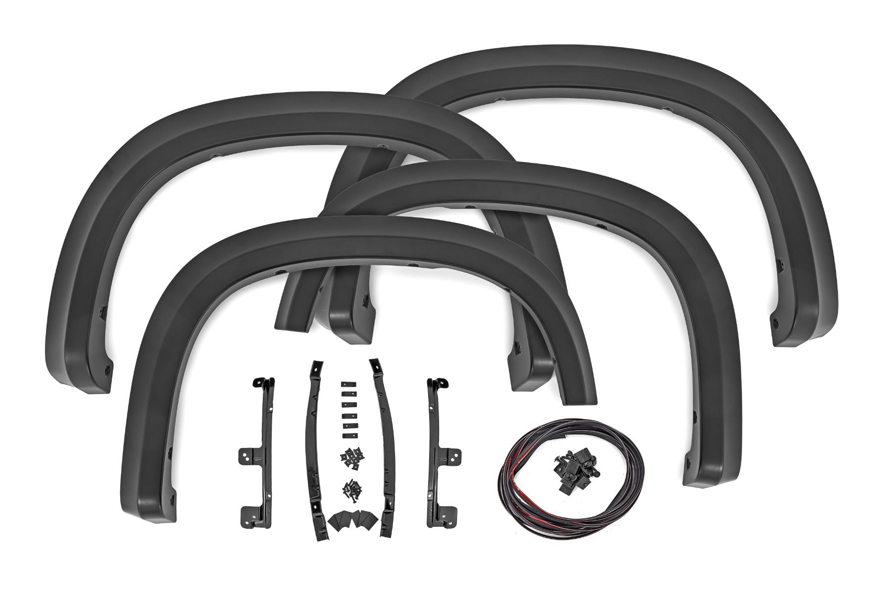 1" Smooth Fender Flares suits Chev 1500 (19-26) by Rough Country