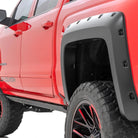 2" Pocket Style Smooth Fender Flares. Front & Rear suits Chev 2500/3500 (11-19) by Rough Country