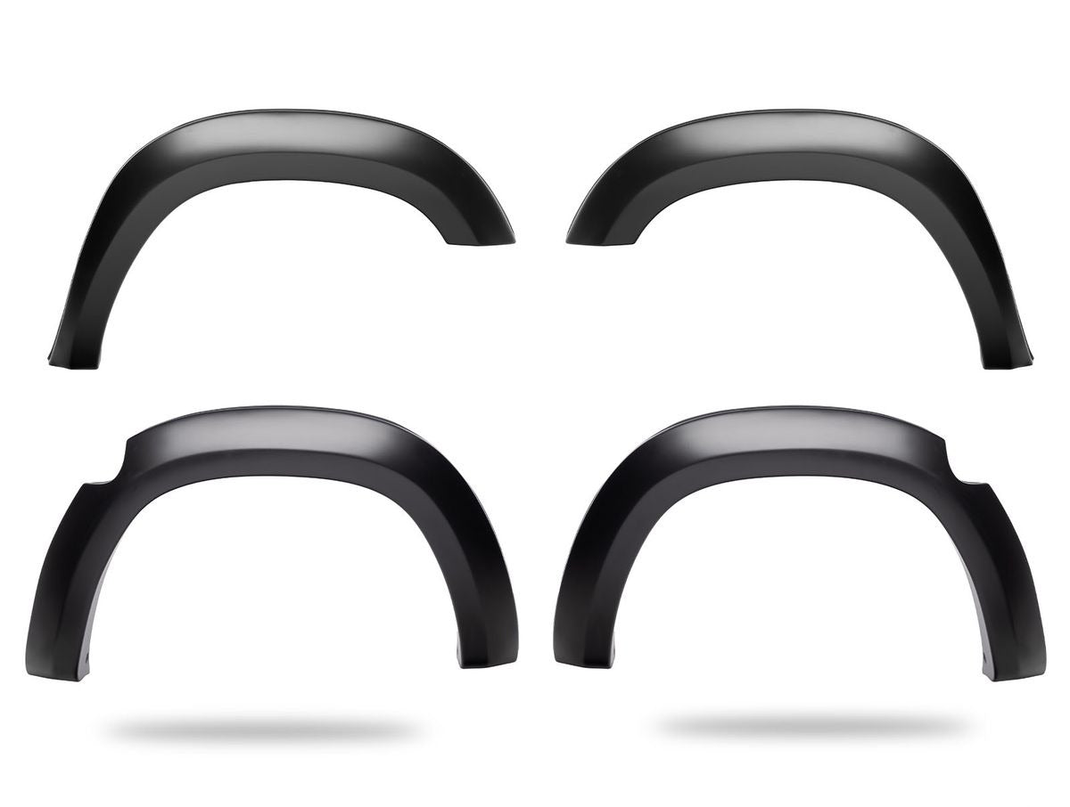 2" Extend-A-Fender Smooth Fender Flares, Black, Front & Rear suits Ram 1500 DT (25-26) by Husky Liners