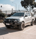 Hilux GGN25R 2005-2011 707-02 Falcon Bull Bar Black A-Frame Package (No Foglight) - SKU MCC-01002-702UP