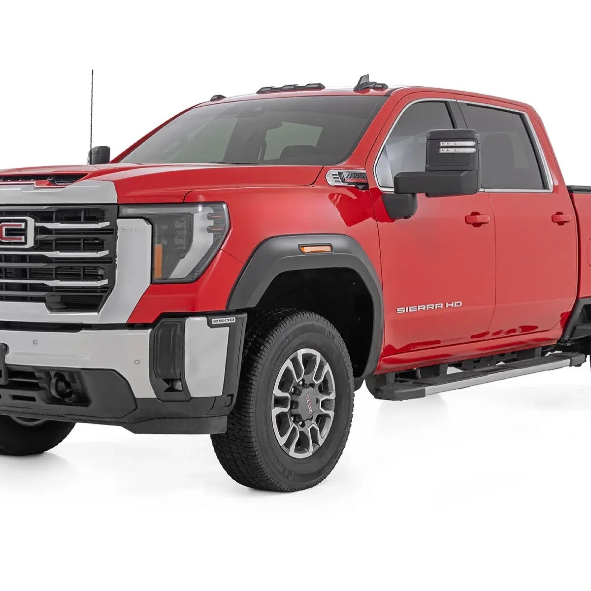 1" Smooth Flares w/ Side Marker Light suits GMC 2500 (20-26) by Rough Country