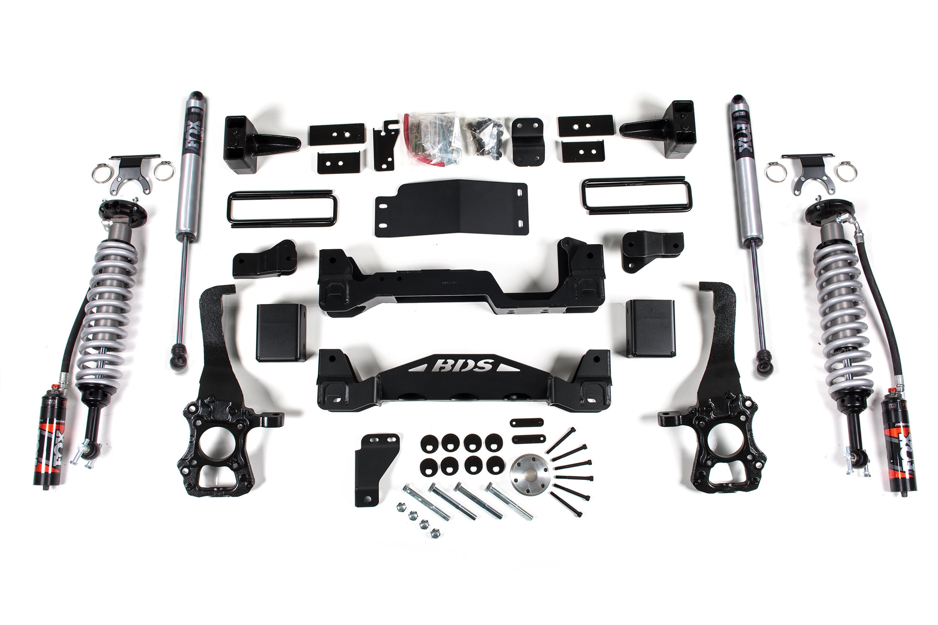 6" Lift Kit with Fox 2.5" Front Coilover Shocks suits Ford F-150 (15-20) by BDS Suspension
