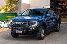 Next-Gen Ranger/Everest 2022-On - 707-02 Falcon Bull Bar Black A-Frame Package (LED Foglight) - SKU MCC-05010-702FOGUP