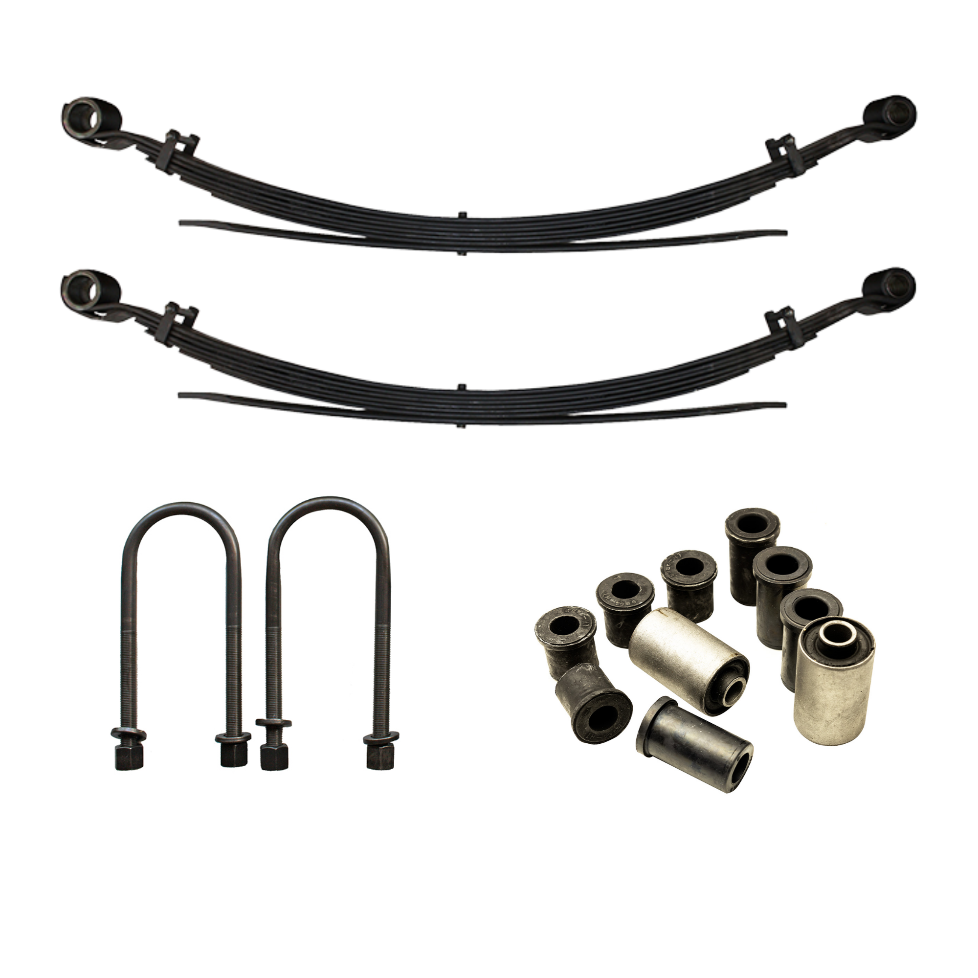 2/3" Lift Leaf Pack Complete Kit, 600/400kg Load Rating (Includes Bush Kit & U-Bolts) suits Chev 1500 (19-26) by AMTRUX